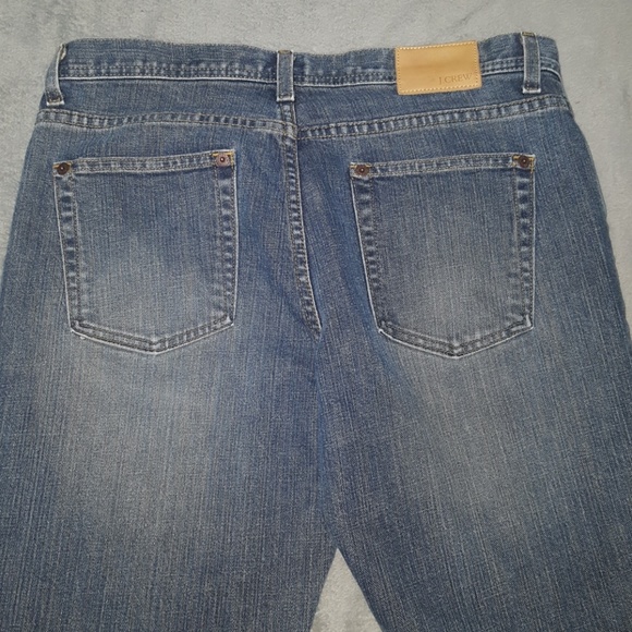 J. CREW BOOT CUT DISTRESS JEANS ~ NEW - Picture 3 of 7